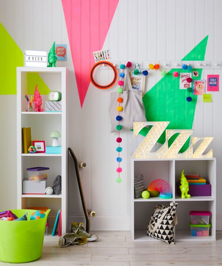 çocuk odası dekorasyon fikirleri yeşil