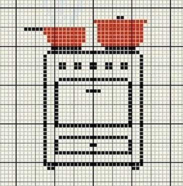 Mutfak havlusu etamin şablon