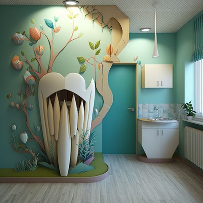 Diş kliniği dekorasyon